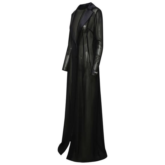 DOLCE & GABBANA Black Silk Duster - Picture 2 of 3